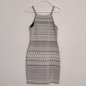 Grayson Black & White Stripped Dress